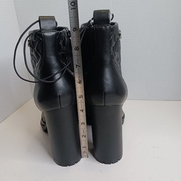 Karl Lagerfeld Paris Petria Black Ankle Boot size 11M - Picture 6 of 12